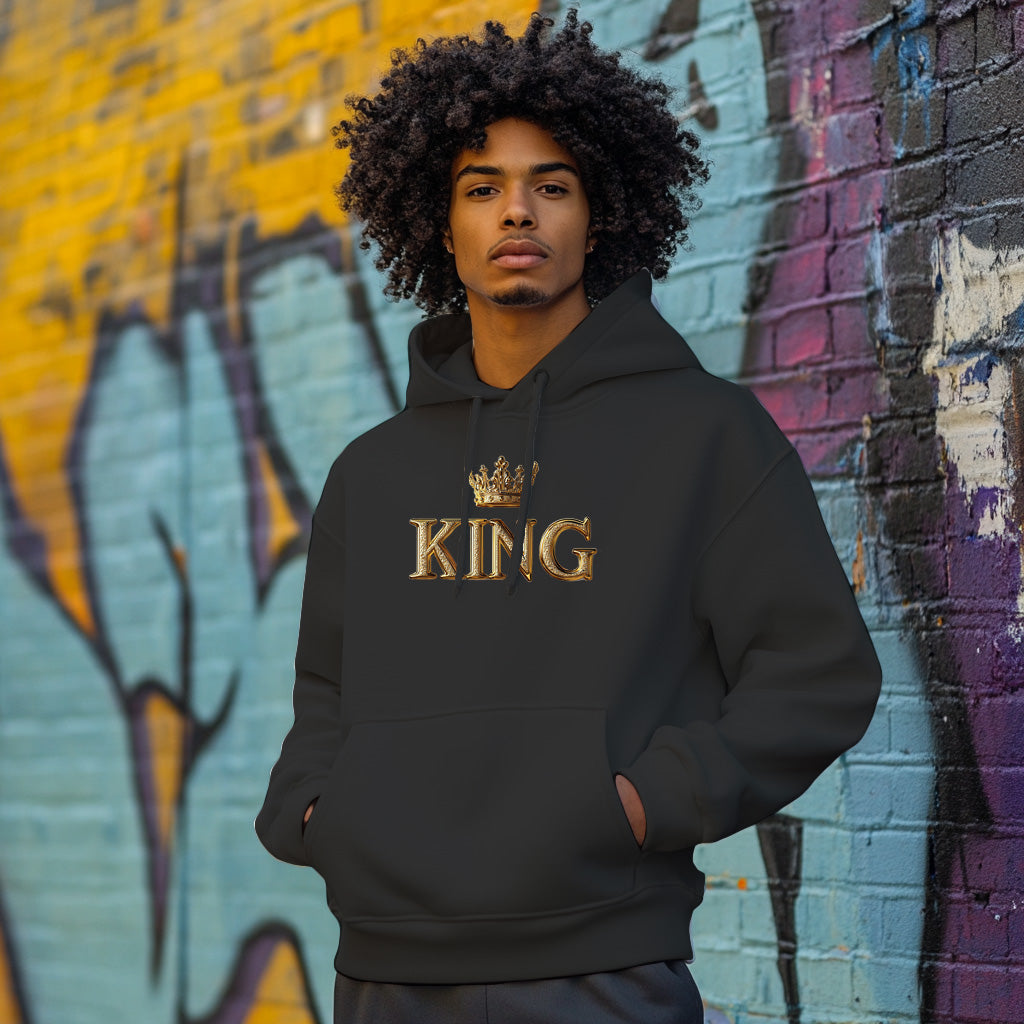 Black A KING Style 202 - Man Hoodie
