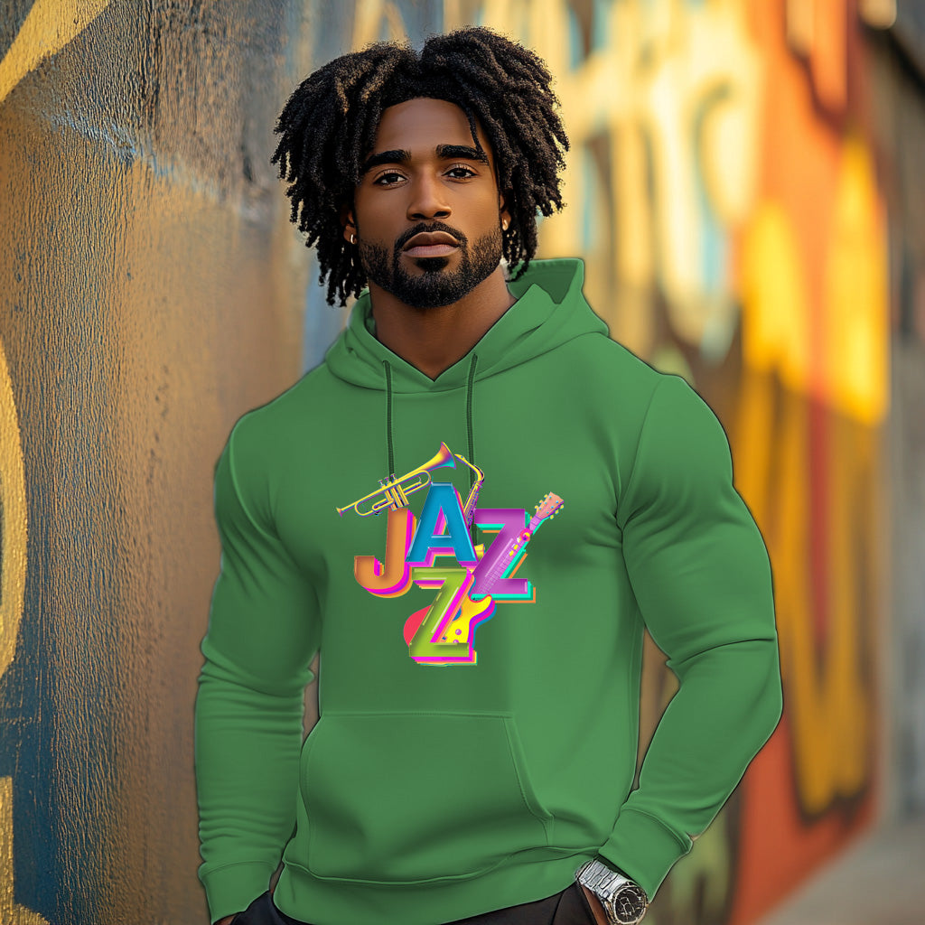 Green Jazz Fashion Style 204 - Man Hoodie