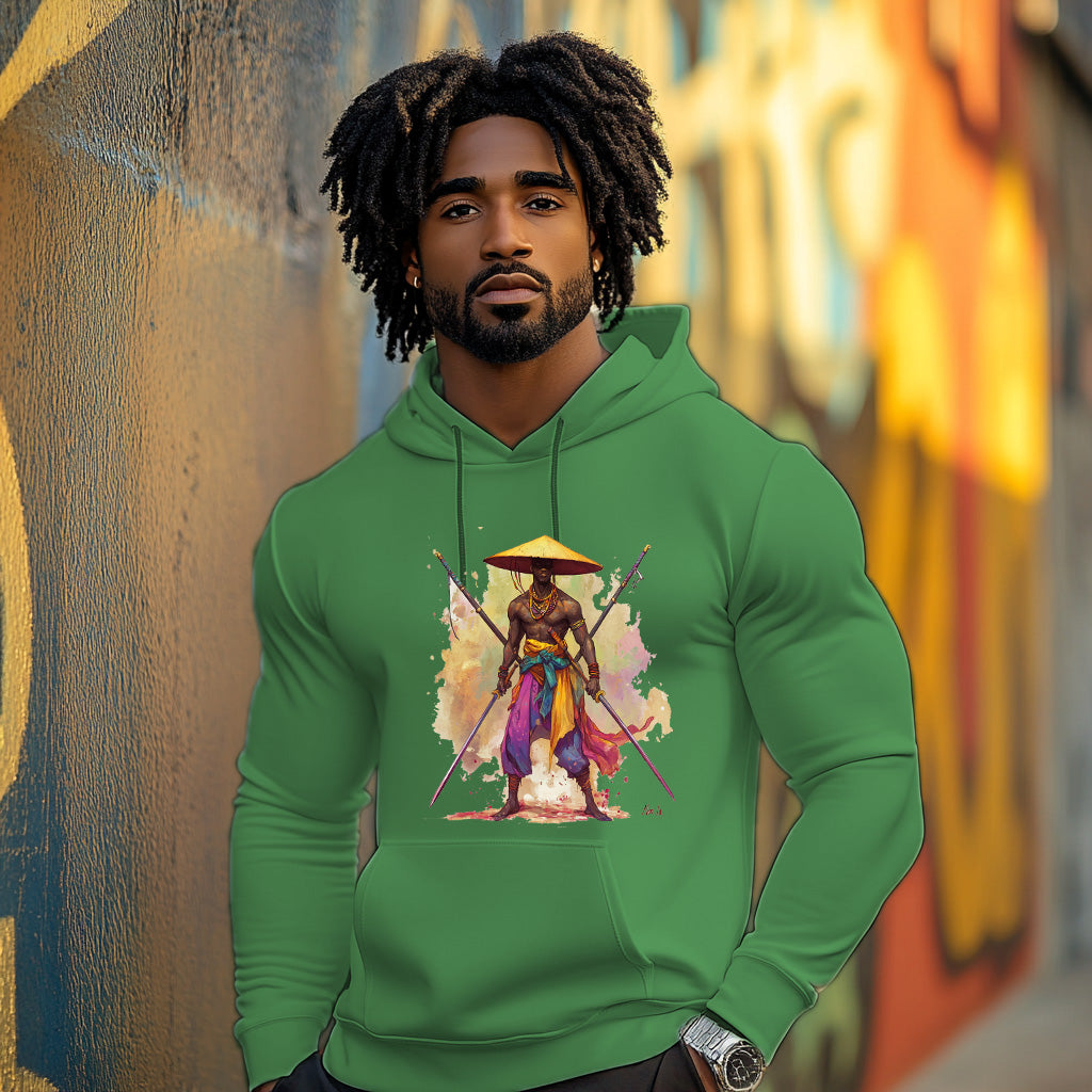 Green Swordman Style 202 - Man Hoodie