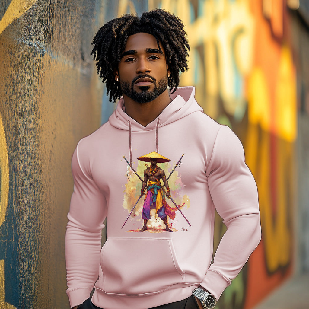Light Pink Swordman Style 202 - Man Hoodie