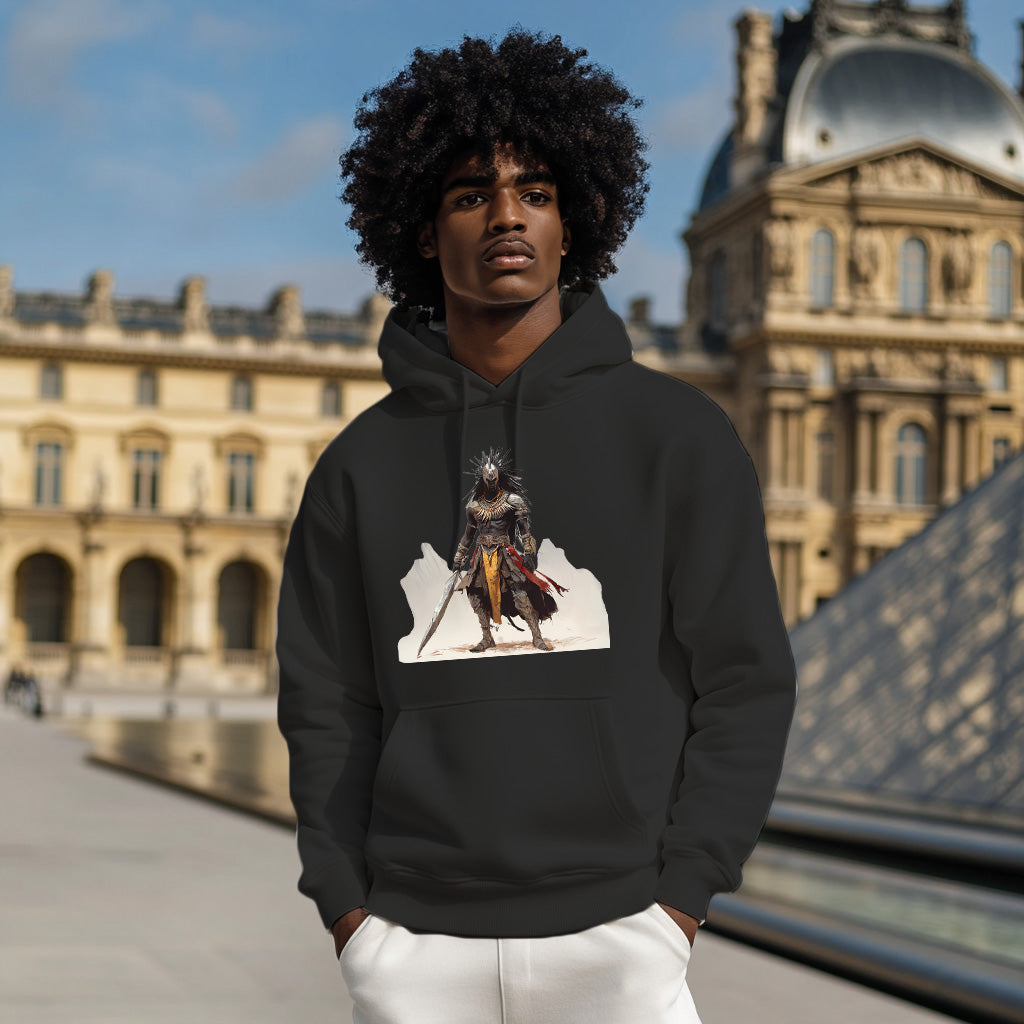 Black The King's General Style 202- Man Hoodie