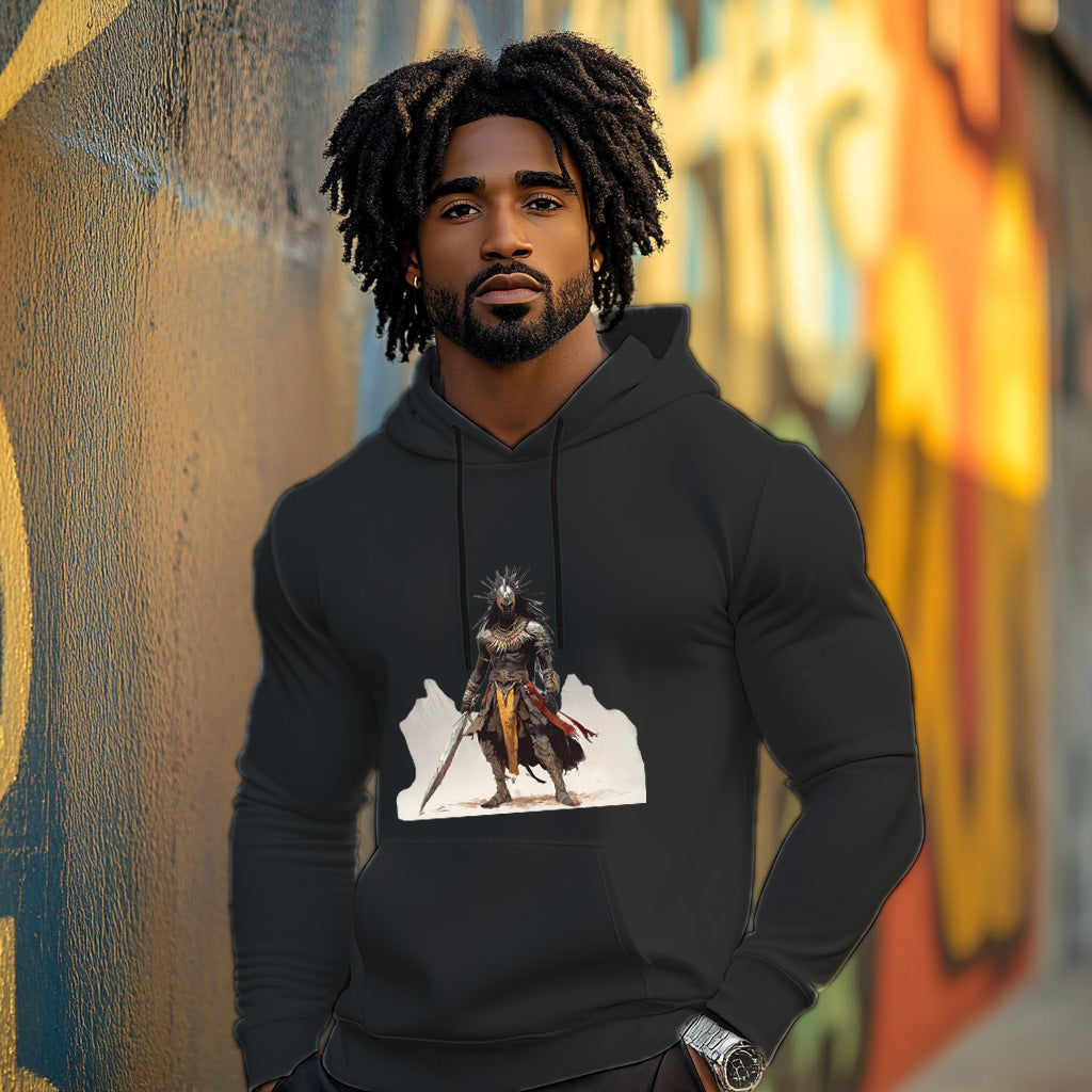 Black The King's General Style 202- Man Hoodie