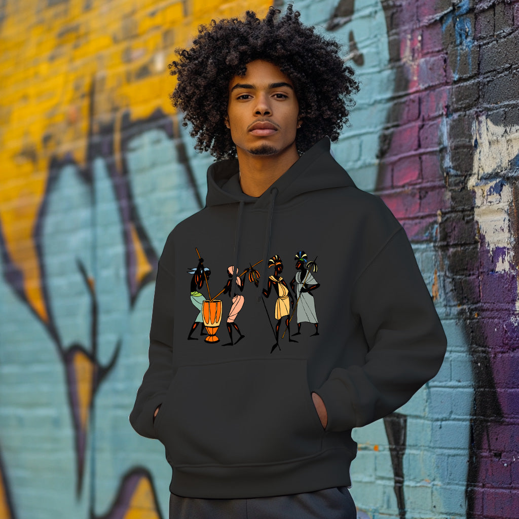 Black African Art Style 202 - Man Hoodie