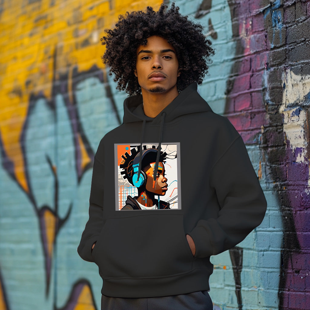 Black Music Lover Style 202 - Man Hoodie