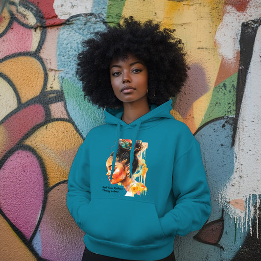 Blue Built From Resilience - Woman Hoodie