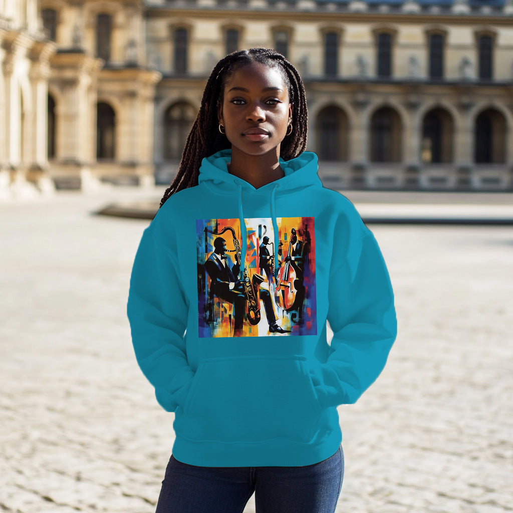 Blue Jazz Fashion Style 202 - Woman Hoodie