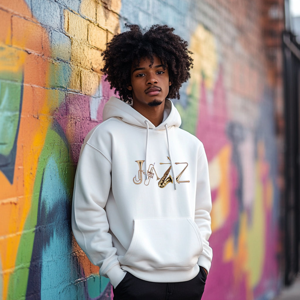 White Jazz Style 207 - Man Hoodie