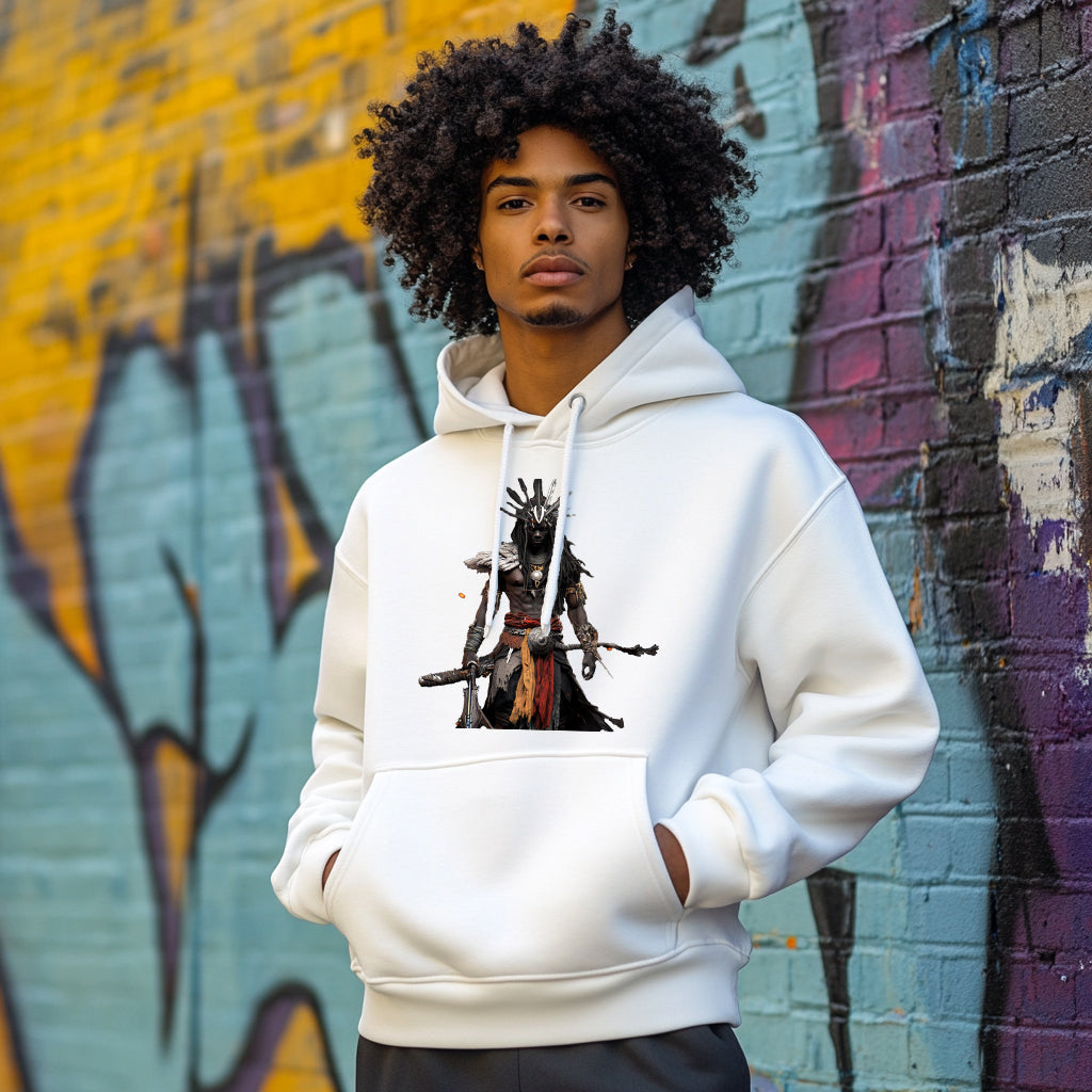White The King's General Style 203 - Man Hoodie