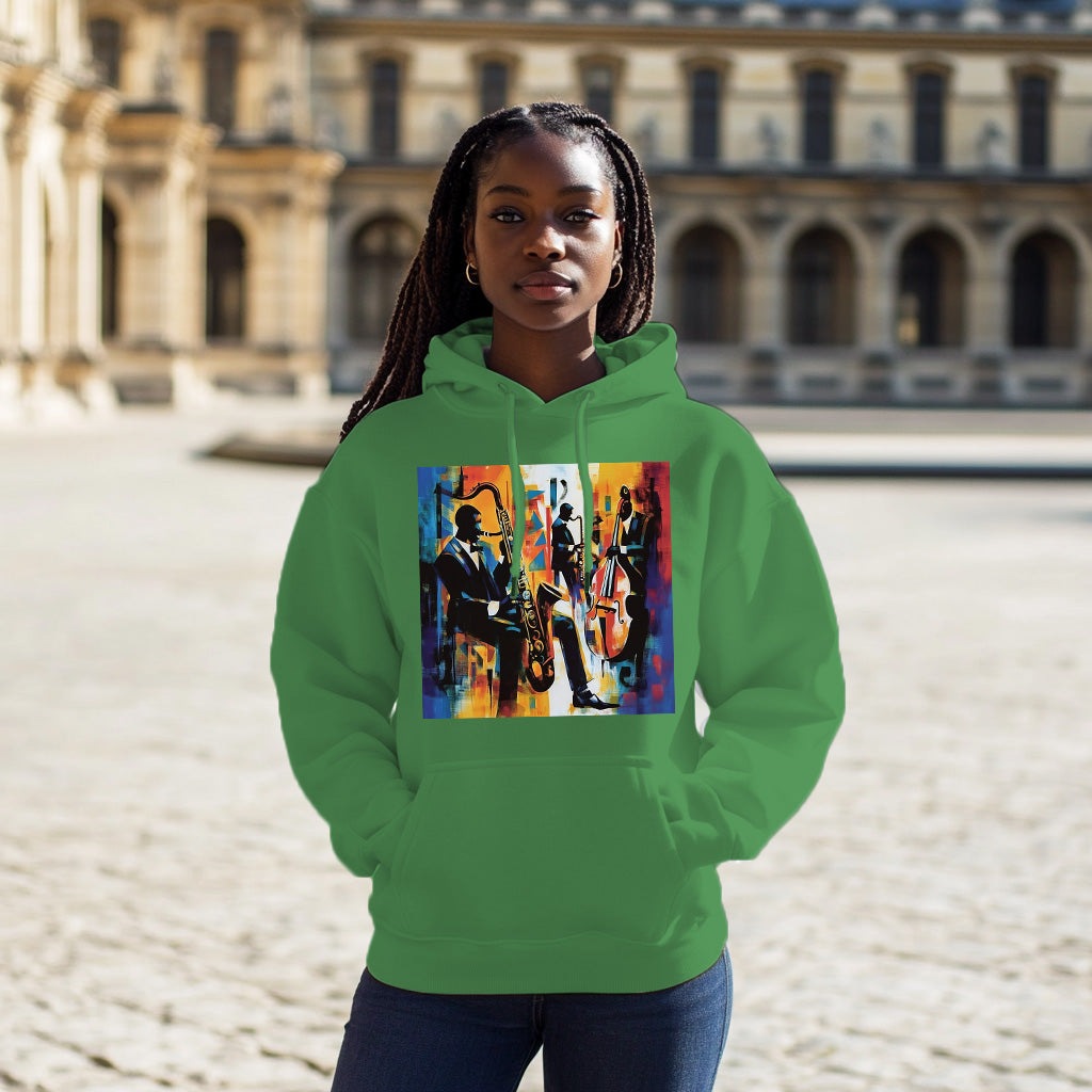 Green Jazz Fashion Style 202 - Woman Hoodie