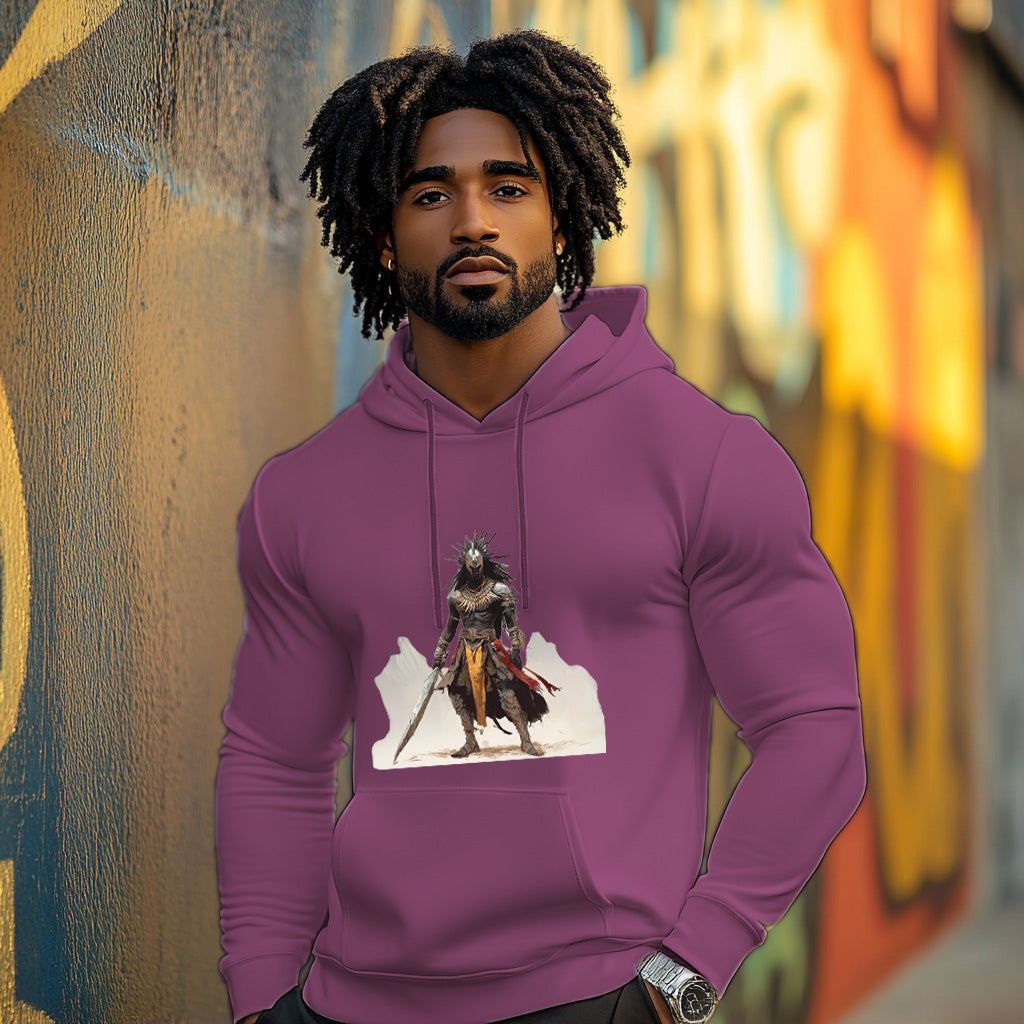 Maroon The King's General Style 202- Man Hoodie