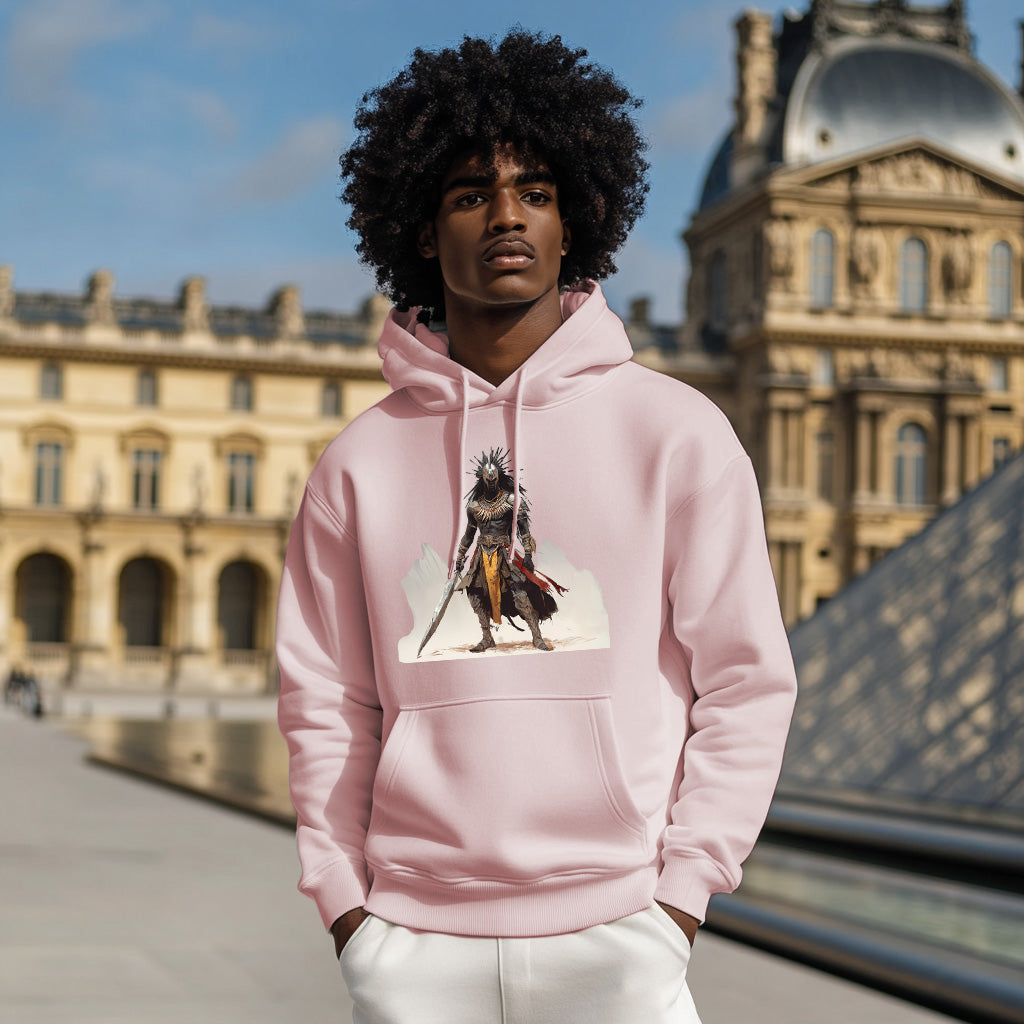 Light Pink The King's General Style 202- Man Hoodie