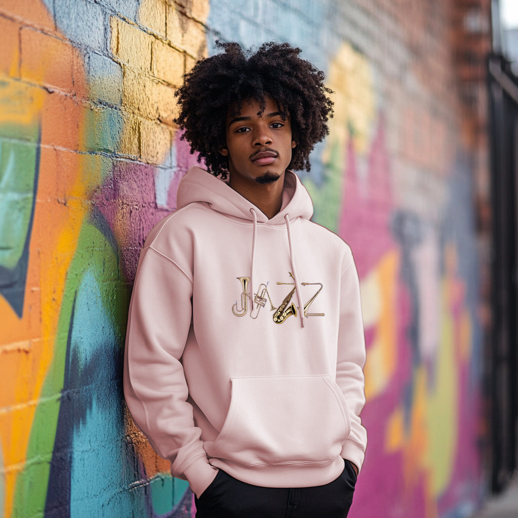 Light Pink Jazz Style 207 - Man Hoodie