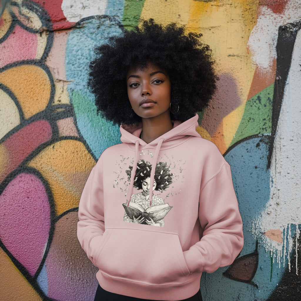 Light Pink The Educated Woman Style 202 - Woman Hoodie