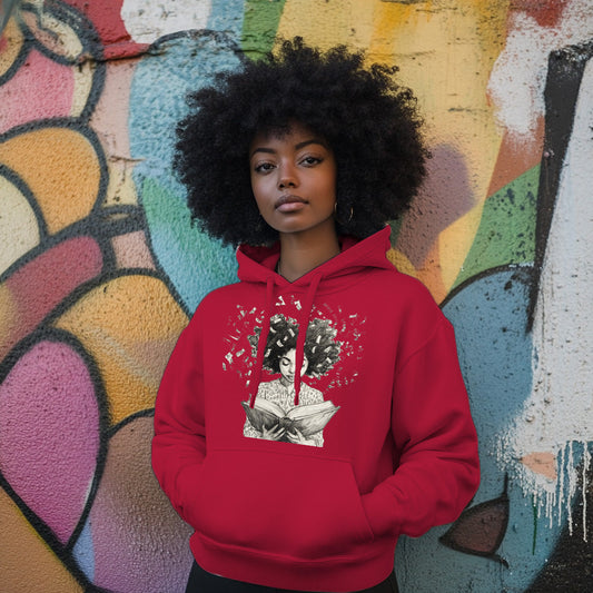 Red The Educated Woman Style 202 - Woman Hoodie