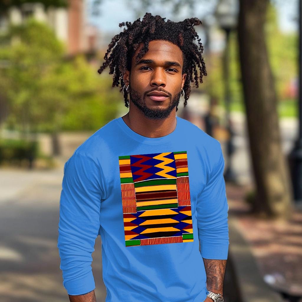 Ankara Fashion Long line Men T-shirt High Quality African Print / graphic shirt/ designer shirt